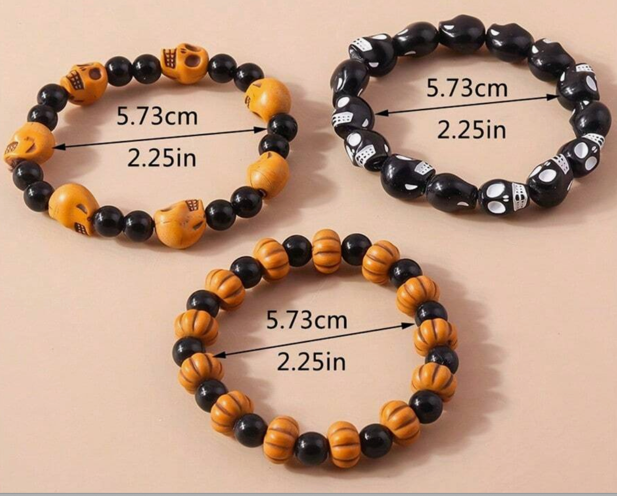 Resin Halloween Bracelet