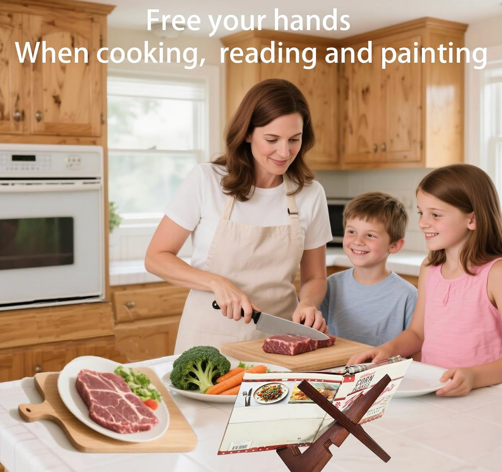 Woman and two children in a kitchen preparing food with a cutting board and knife.