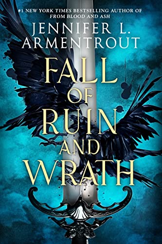 Cover of Fall of Ruin and Wrath by Jennifer L. Armentrout, featuring an intricate design symbolizing a blend of fantasy and romance elements.