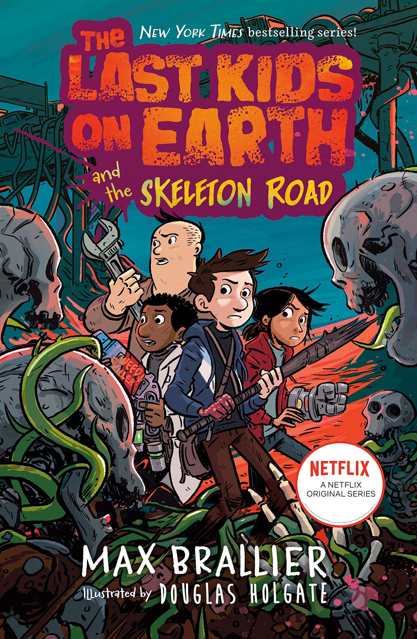 Cover of Max Brallier’s The Last Kids on Earth and the Skeleton Road