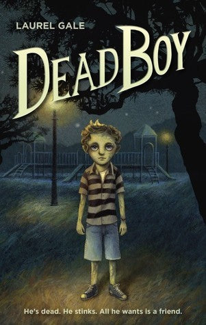 Cover of Dead Boy by Laurel Gale featuring a quirky and eerie illustration of Crow Darlingson with his signature look.