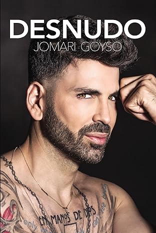 Cover of Desnudo by Jomari Goyso, featuring the author in a reflective pose symbolizing vulnerability and strength.
