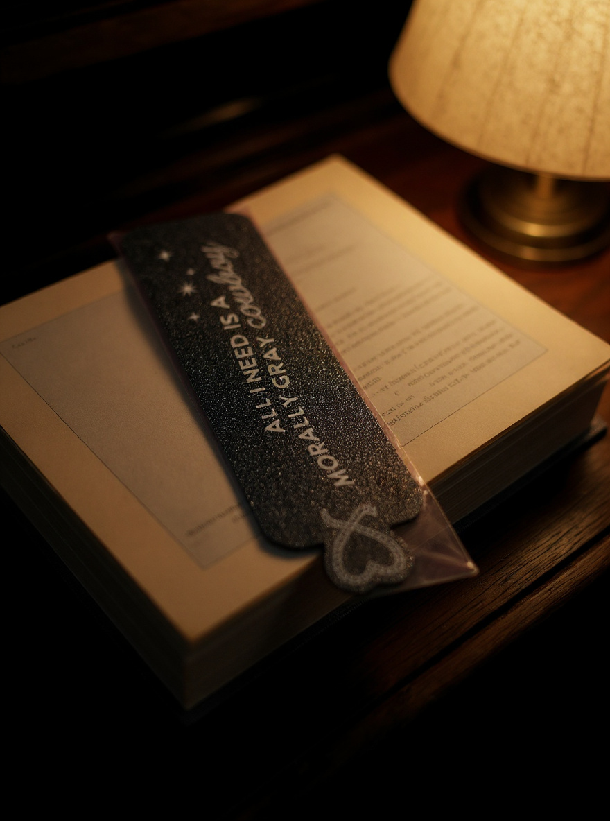 All I Need Is a Morally Gray Cowboy Acrylic Bookmark