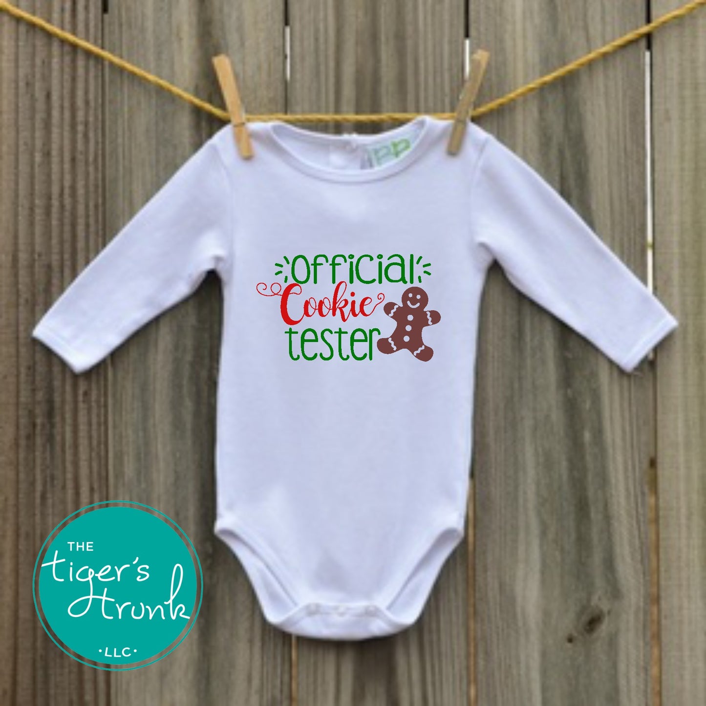 Official Cookie Tester Christmas Bodysuit
