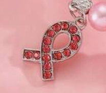 Ribbon Pendant Beaded Bracelet