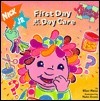 Cover of First Day at Day Care by Ellen Weiss, featuring Allegra from Allegra's Window with colorful illustrations by Nate Evans