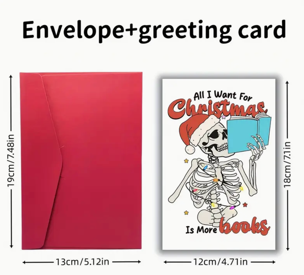 Christmas Card: All I Want for Christmas is More Books