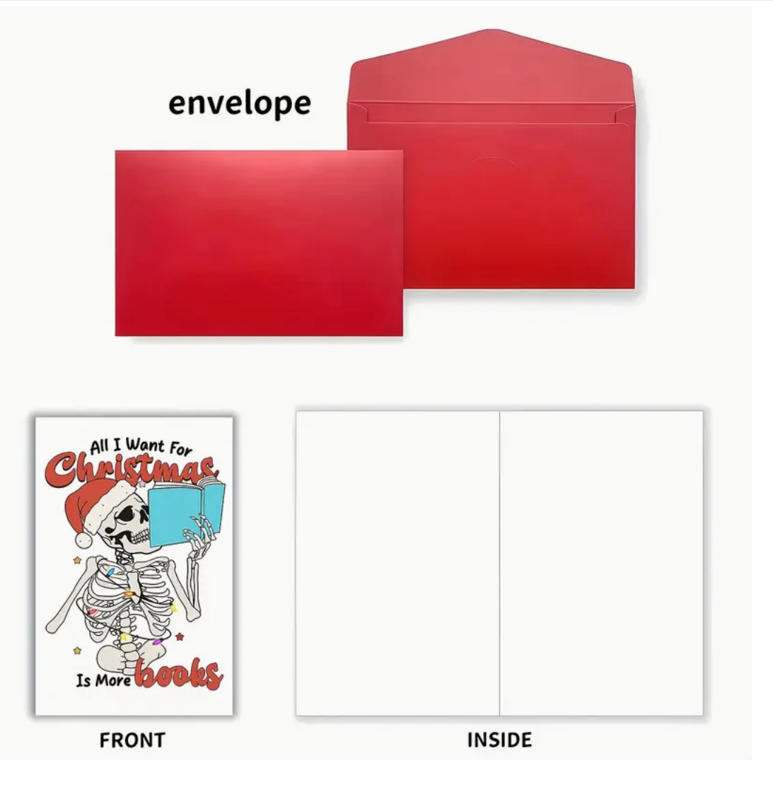 Christmas Card: All I Want for Christmas is More Books