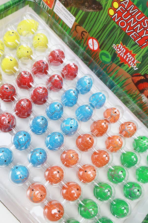Animal Egg Growing Pet toy showing a colorful egg that hatches into a surprise animal when placed in water.