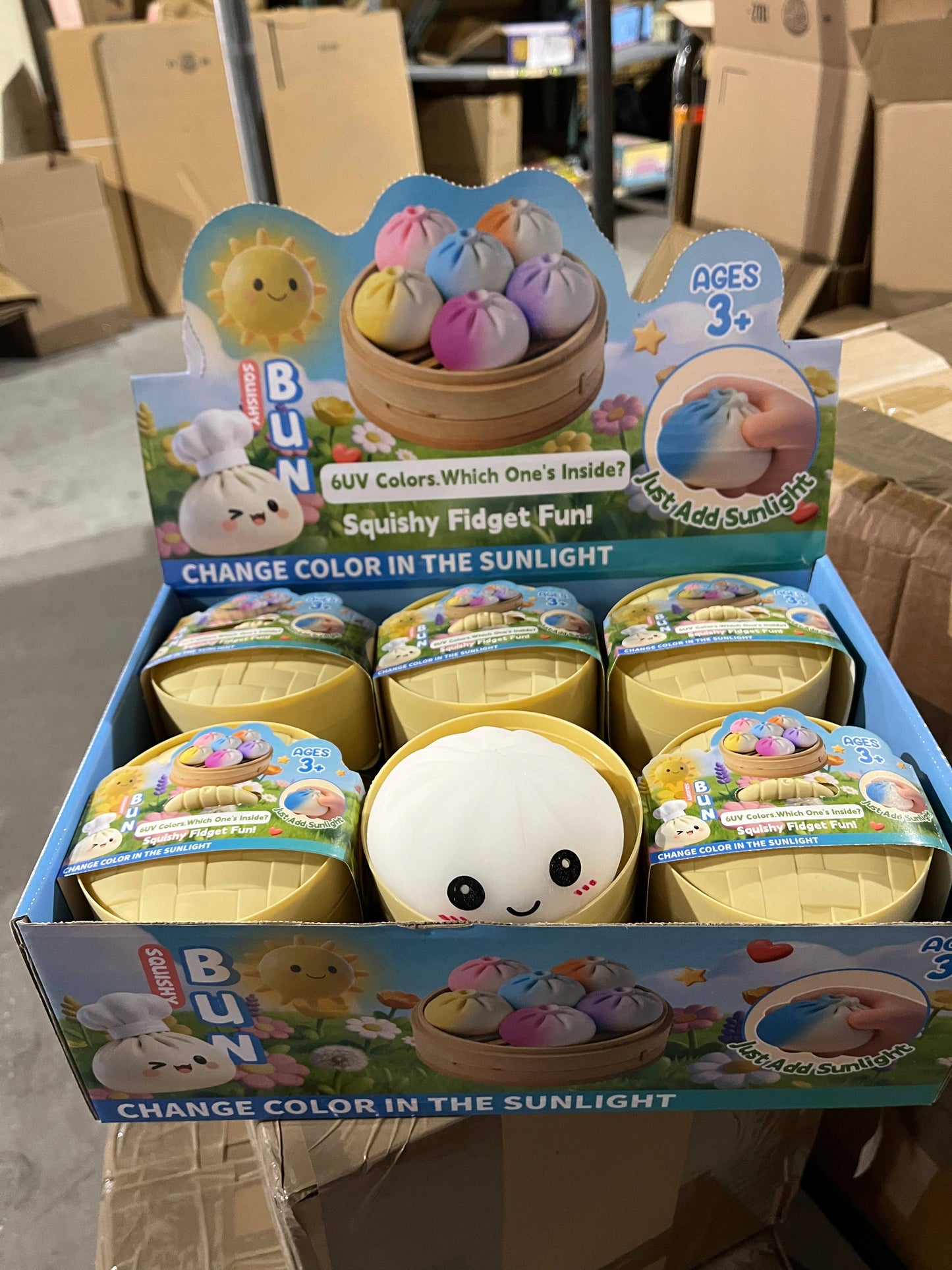 UV Sunlight Color Changing Dumpling Toy
