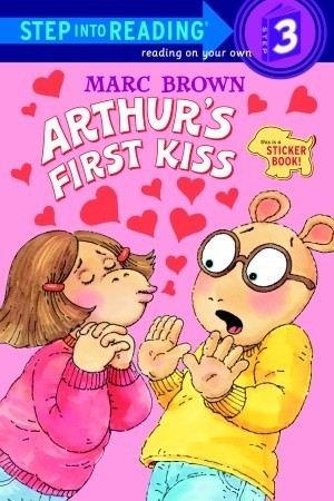 Arthur’s First Kiss book cover by Marc Brown featuring Arthur and a Valentine-themed illustration