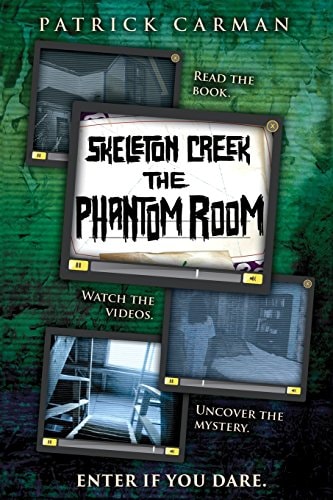 Cover of Skeleton Creek by Patrick Carman, a chilling mystery novel with an interactive video component.