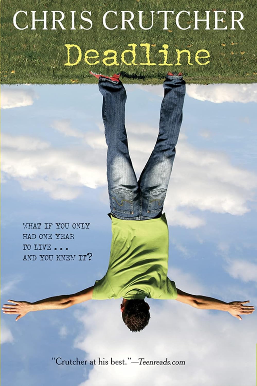 Cover of Deadline by Chris Crutcher, a thought-provoking young adult novel about life, choices, and facing mortality.