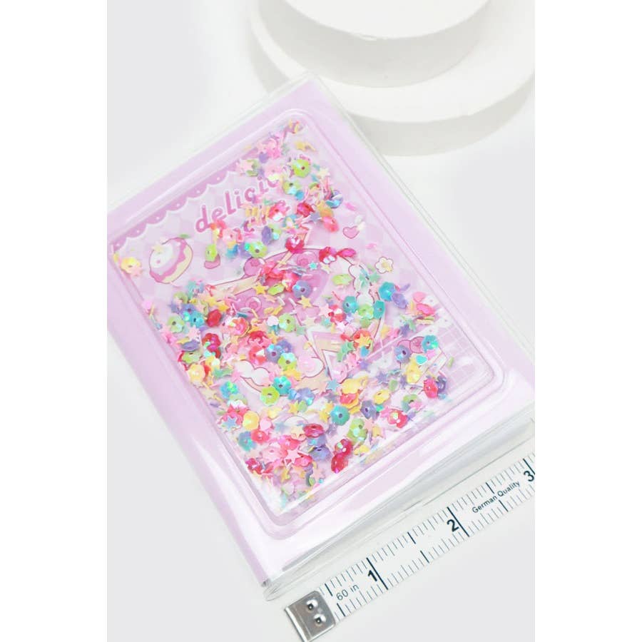 Dessert Theme Moving Glitter Note Books