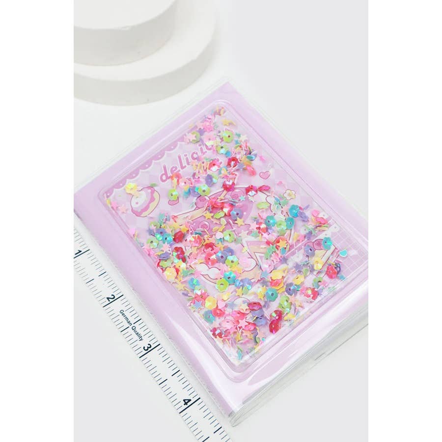 Dessert Theme Moving Glitter Note Books