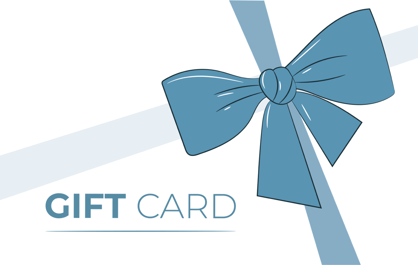 Digital gift card for an independent used bookstore, usable online or in-store, perfect for book lovers and unique gifts.