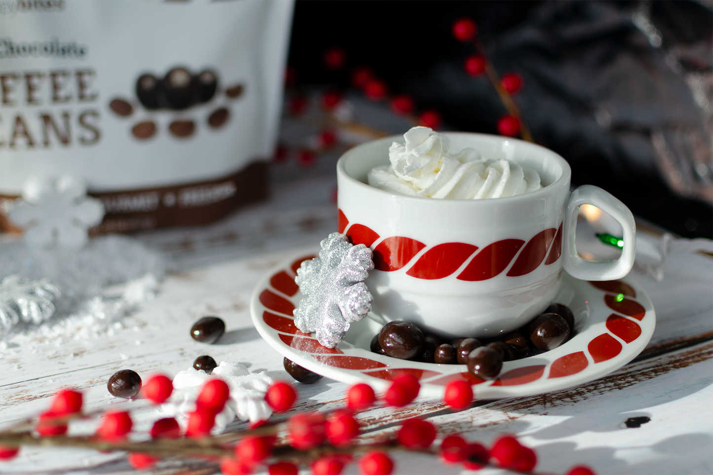 Happy Bites: Dark Chocolate Coffee Beans, 16 oz