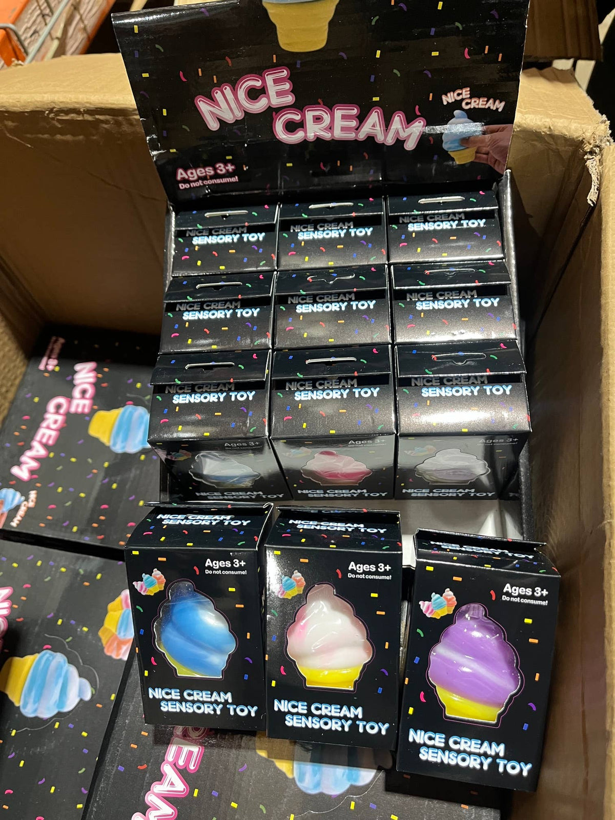 Squeezy Ice Cream Cone Toy