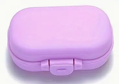 Hardback-style case for foldable reading glasses, compact and protective with a sleek, book-like exterior.