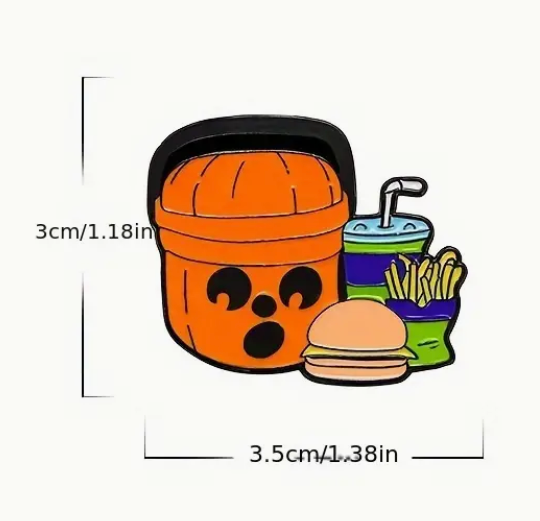 Halloween Jack-o’-Lantern Enamel Pin