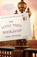 Cover of The Little Paris Bookshop by Nina George, featuring an illustration of a barge bookstore on the Seine River in Paris.