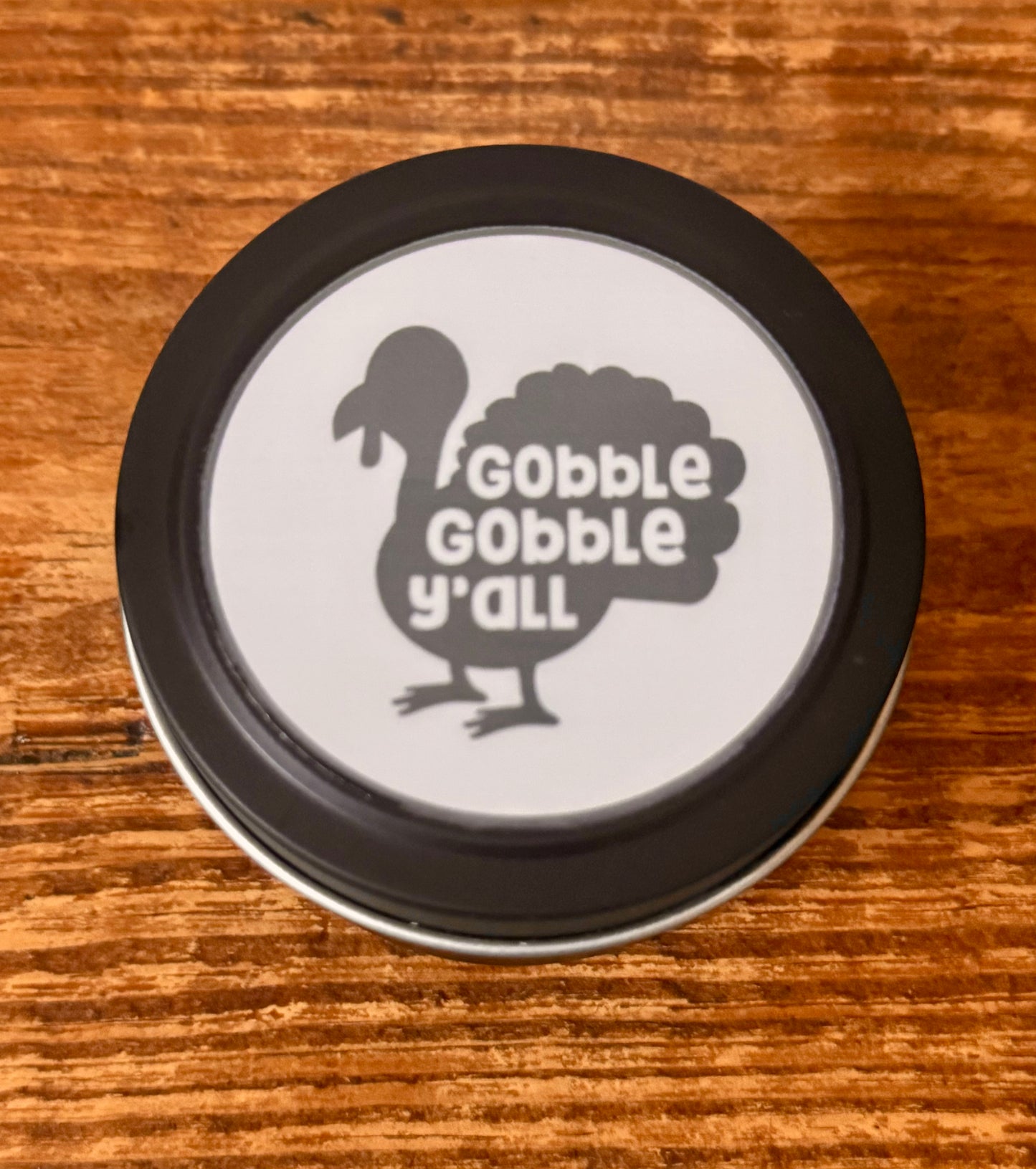 Hand-Poured Soy Candle, 4 oz., Gobble Gobble Y'all Thanksgiving Candle