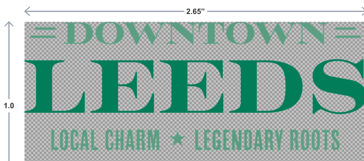 Downtown Leeds UV-DTF Sticker