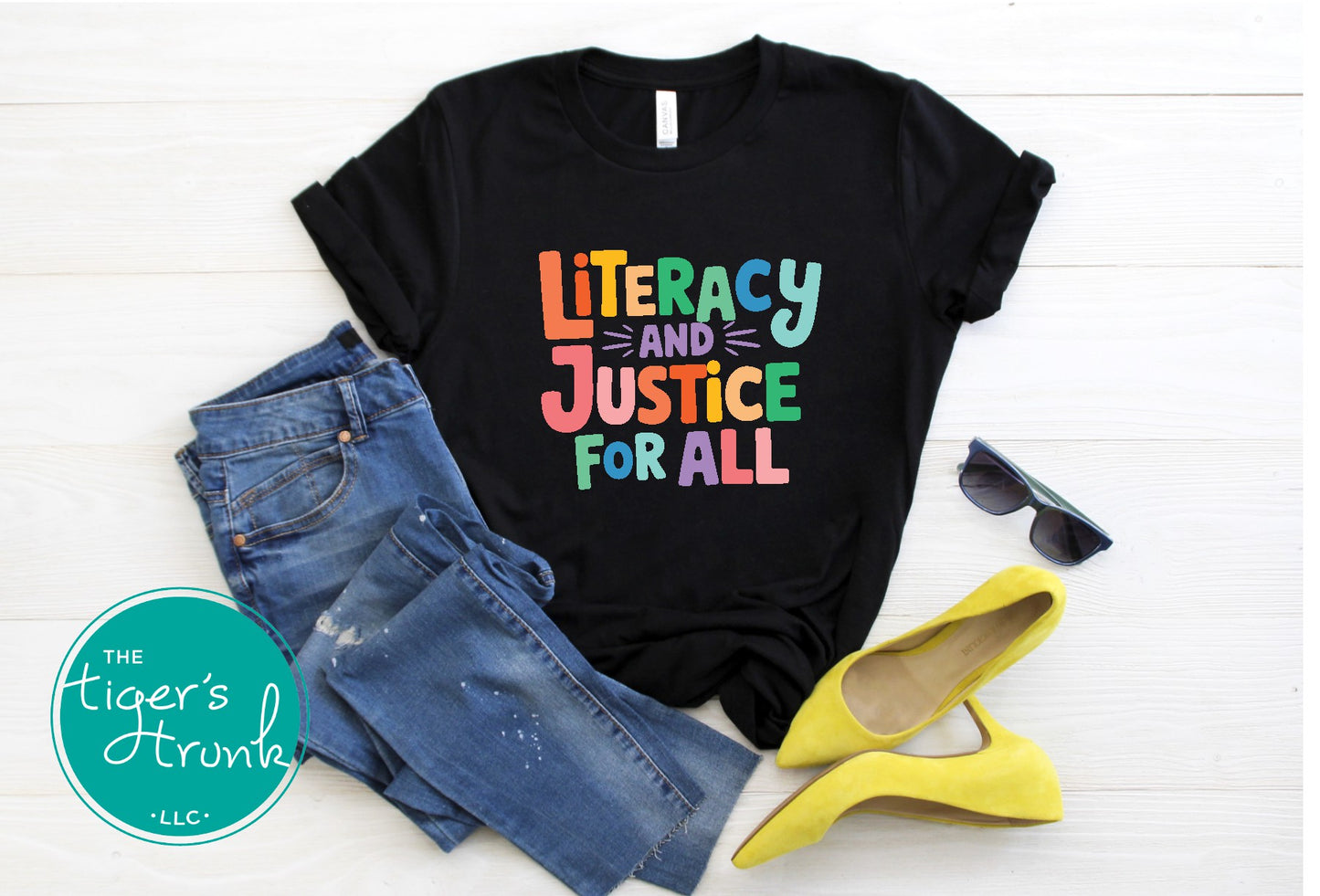 Literacy and Justice for All Shirt