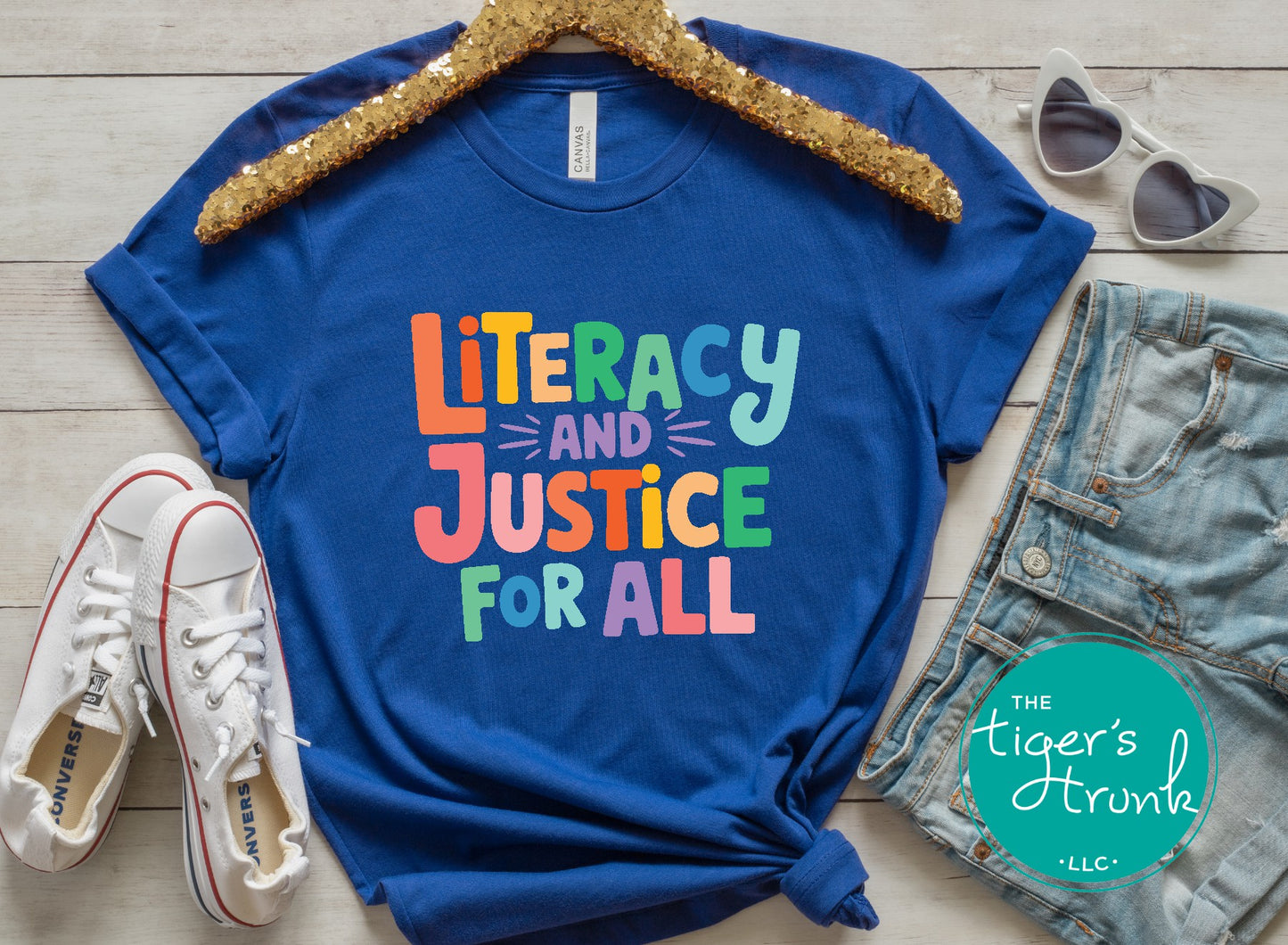 Literacy and Justice for All Shirt