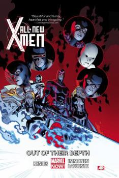 Cover of All-New X-Men: Out of Their Depth, a Marvel graphic novel featuring a time-travel adventure with the original X-Men team.