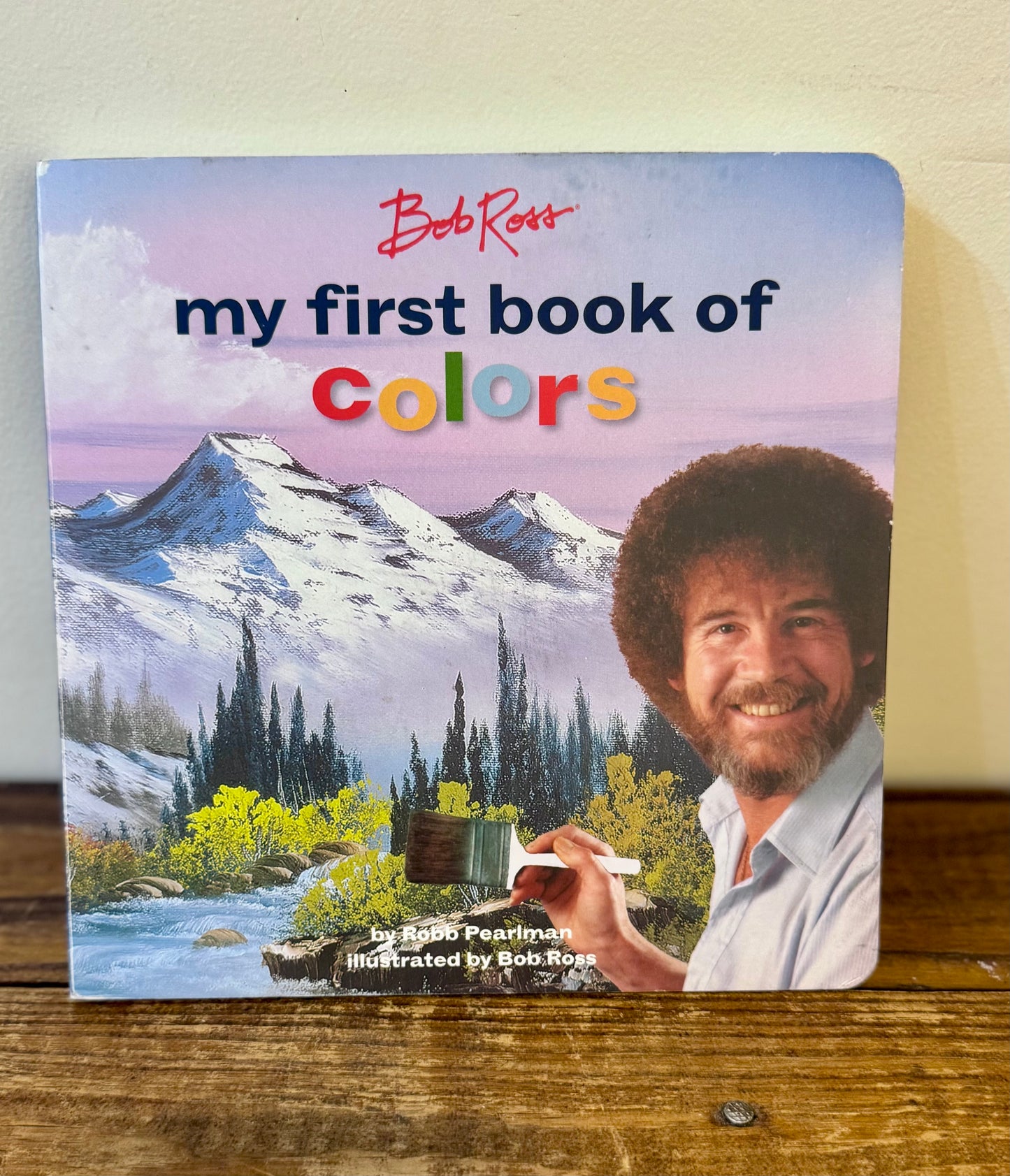 My First Book of Colors by Bob Ross, a gently used children’s book in good condition, teaching colors with art and vibrant illustrations.