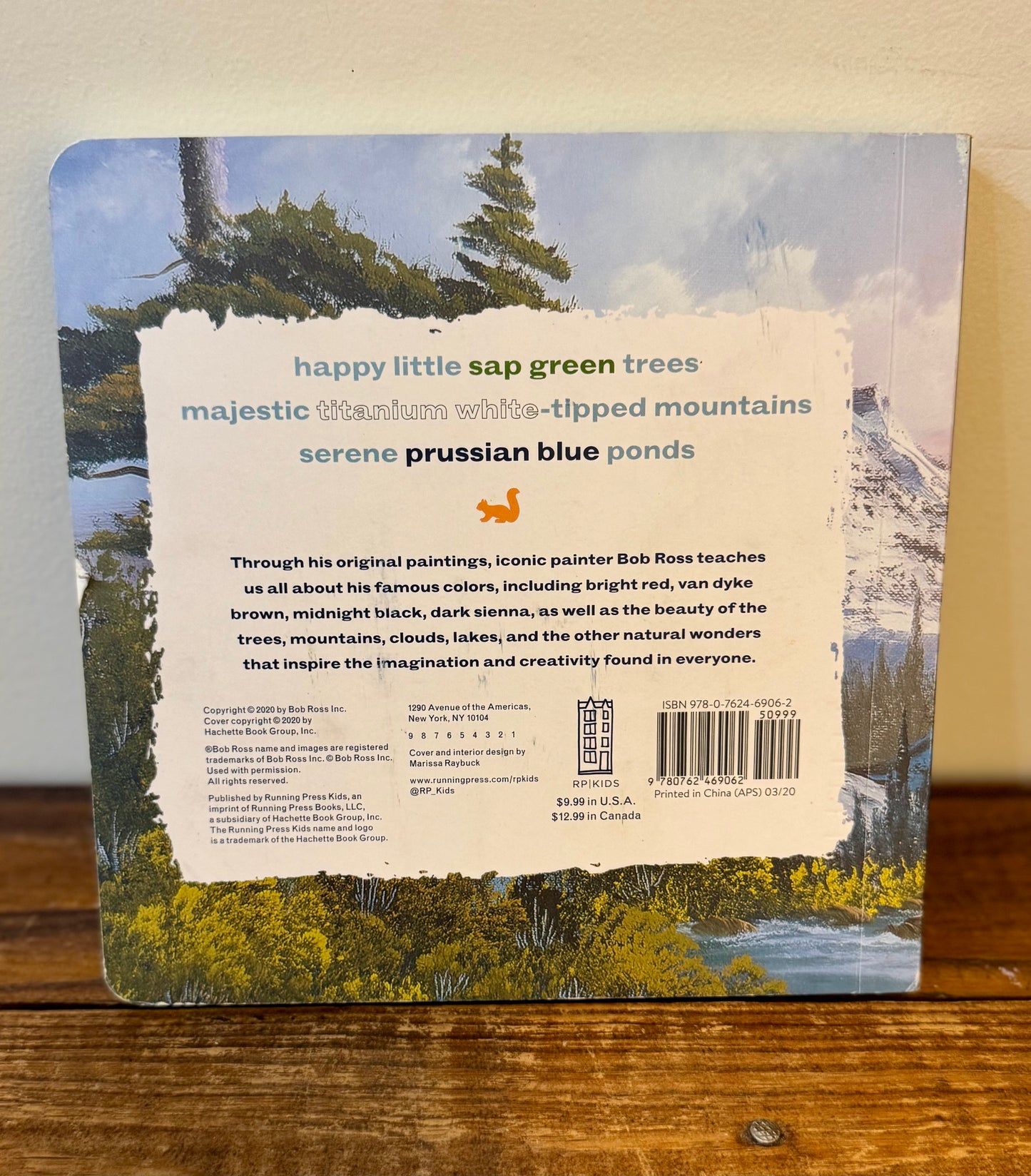 My First Book of Colors by Bob Ross, a gently used children’s book in good condition, teaching colors with art and vibrant illustrations.