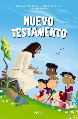 Cover of Nuevo Testamento, Revisión 2022, a children's book by NV featuring biblical stories in an updated revision.