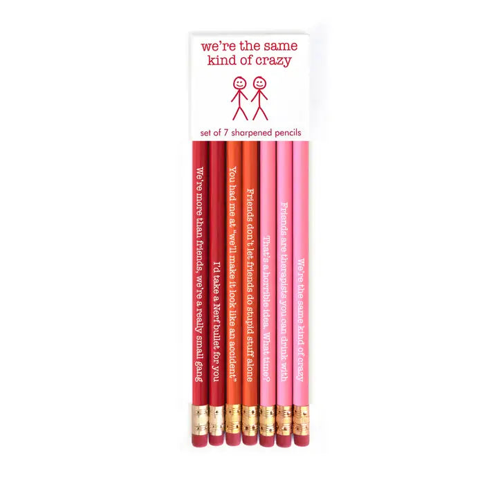 Same Kind of Crazy #2 Pencil Set