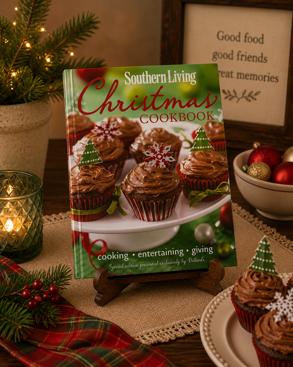 Cover of Southern Living Christmas Cookbook 2012, a hardcover holiday cookbook featuring festive recipes, Christmas baking, entertaining ideas, decorating inspiration, and seasonal traditions.
