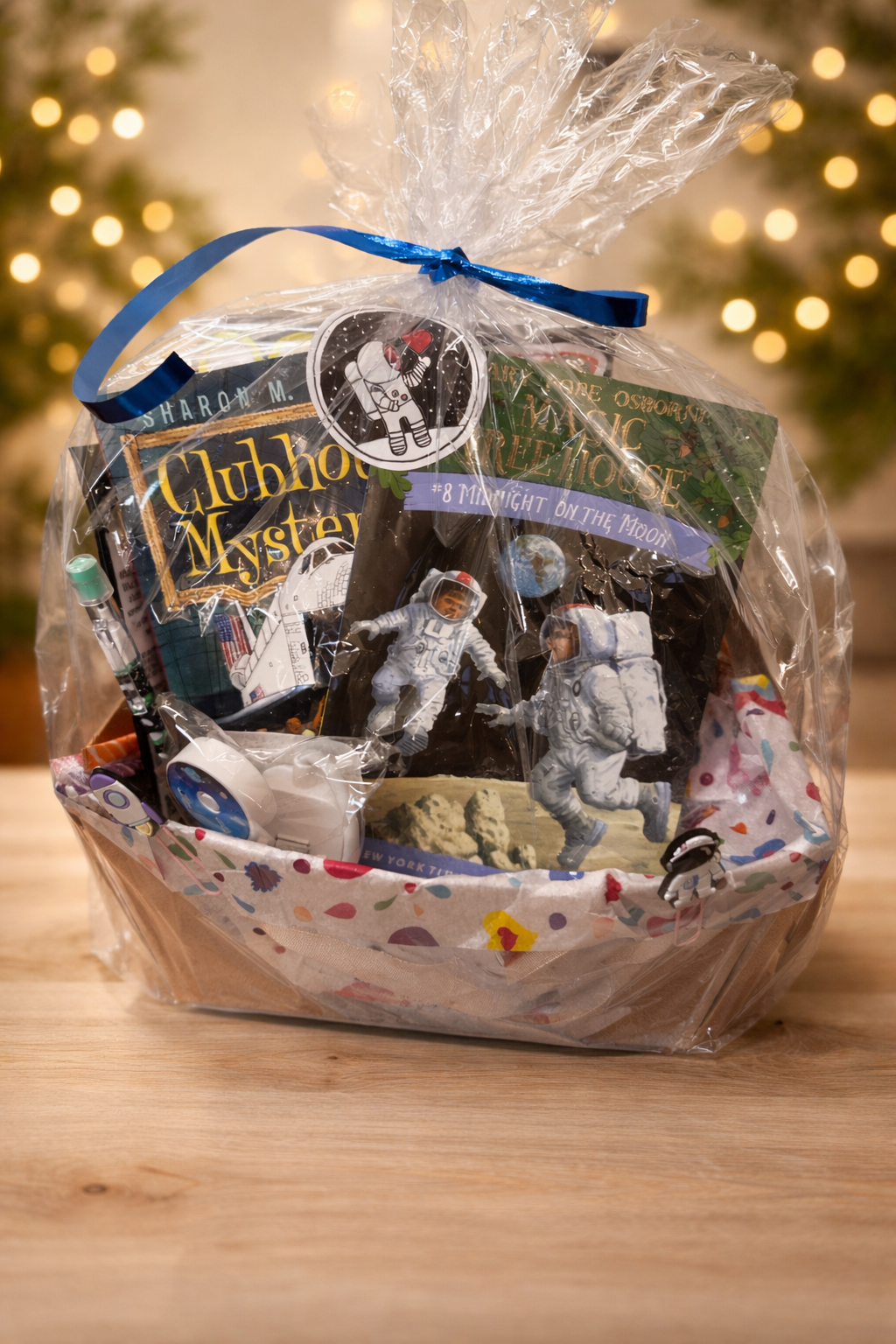 Space-Themed Gift Basket