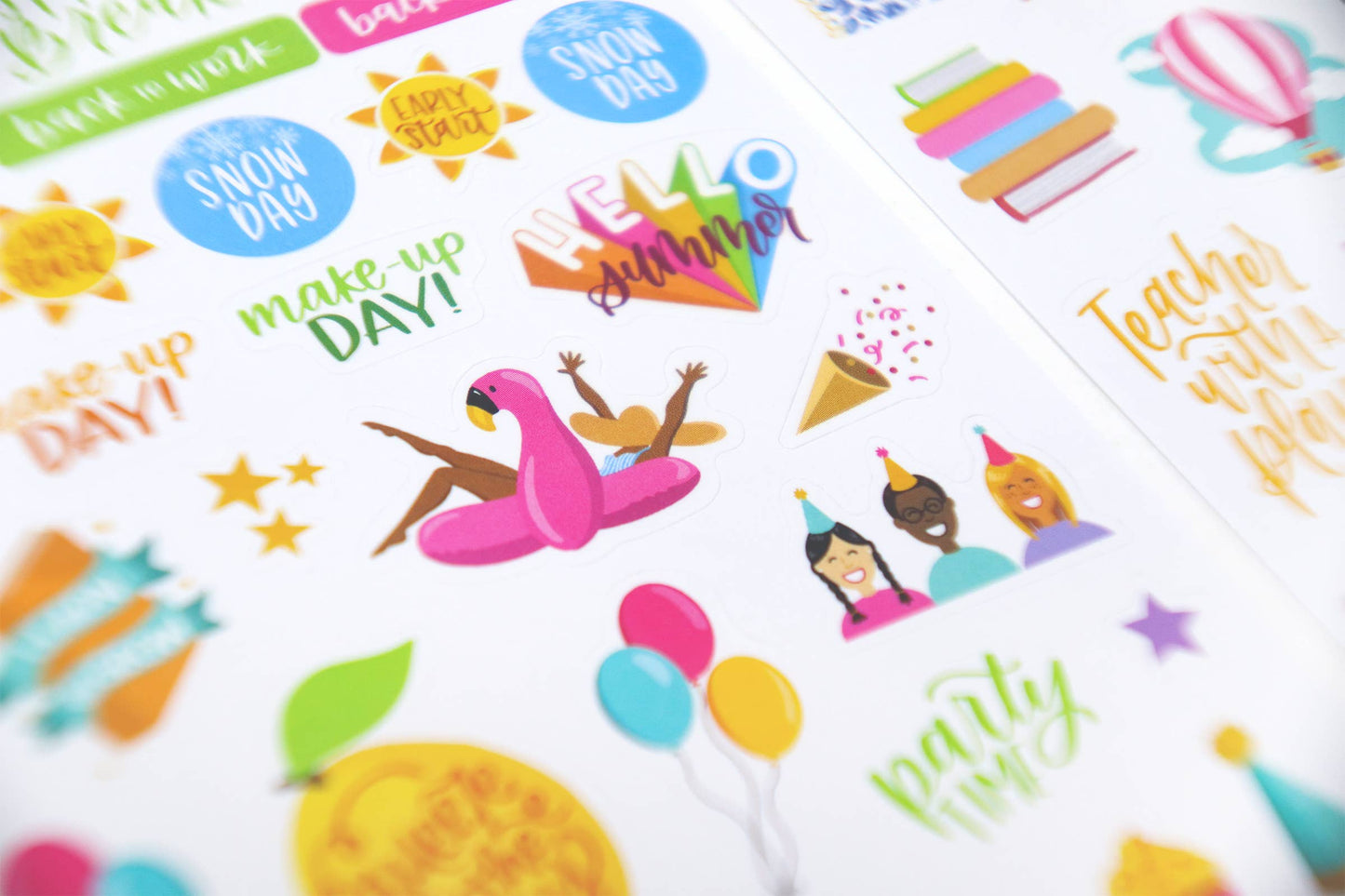 Sticker Pack for Teacher Planners – 586 Stickers for Classroom Planning