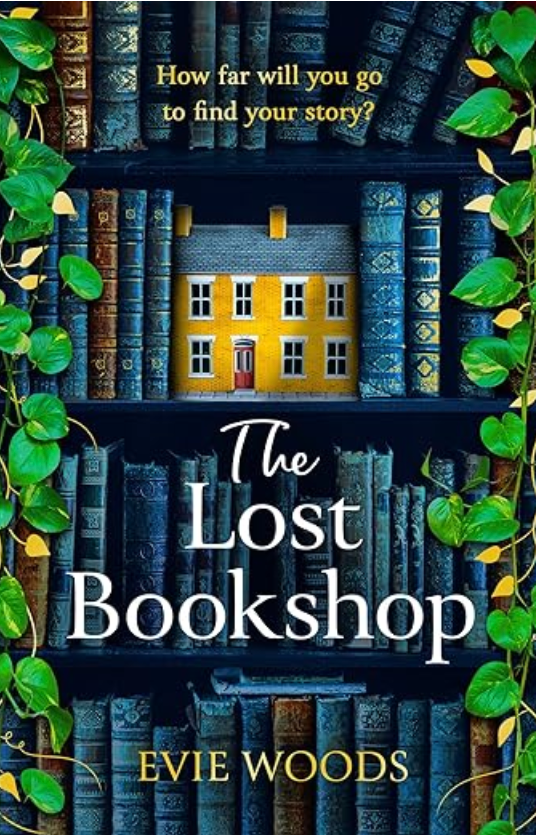 The Lost Bookshop by Evie Woods, a paperback novel in new condition, ideal for fans of literary adventures.