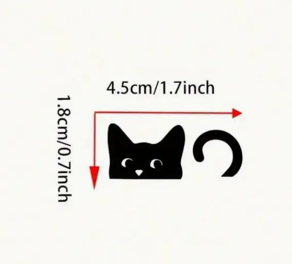 Vinyl Black Cat Sticker
