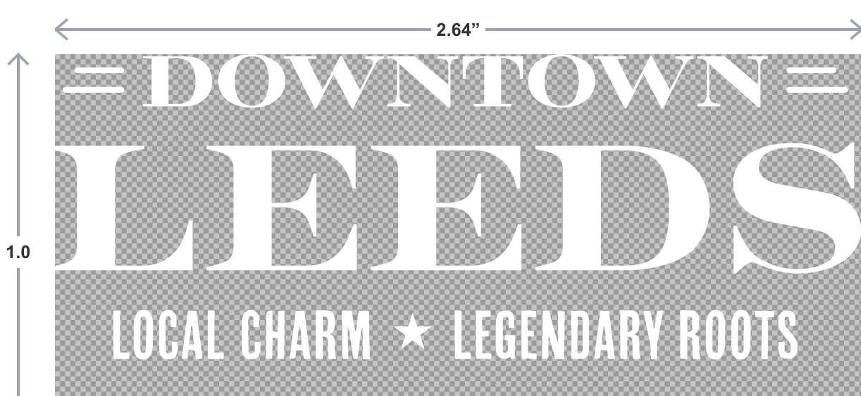 Downtown Leeds UV-DTF Sticker