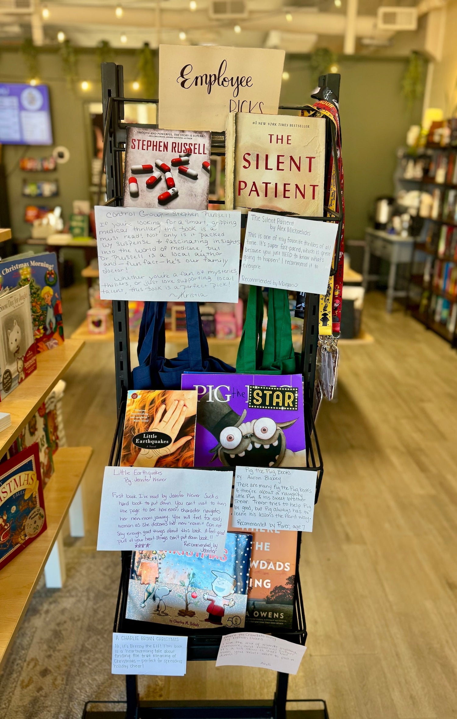 Employee Recommendations at The Burrow Bookstore