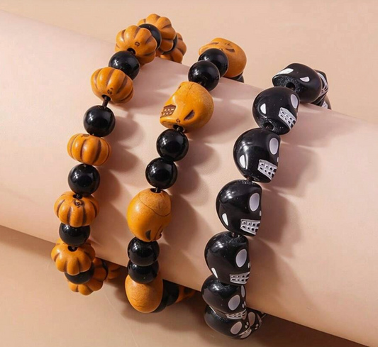 Resin Halloween Bracelet