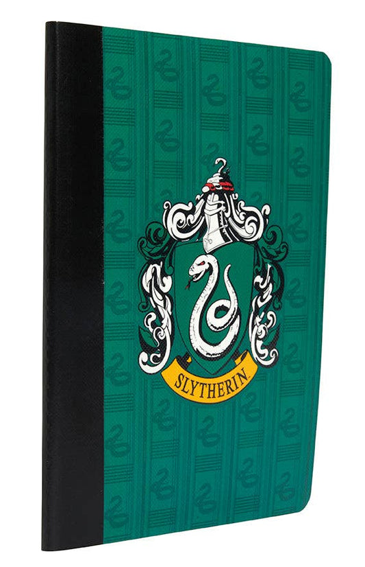 Notebook and Page Clip Set: Harry Potter Slytherin (Softcover)