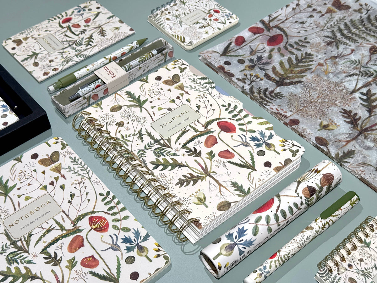 A6 Passport Notebook - Greens and Flowers