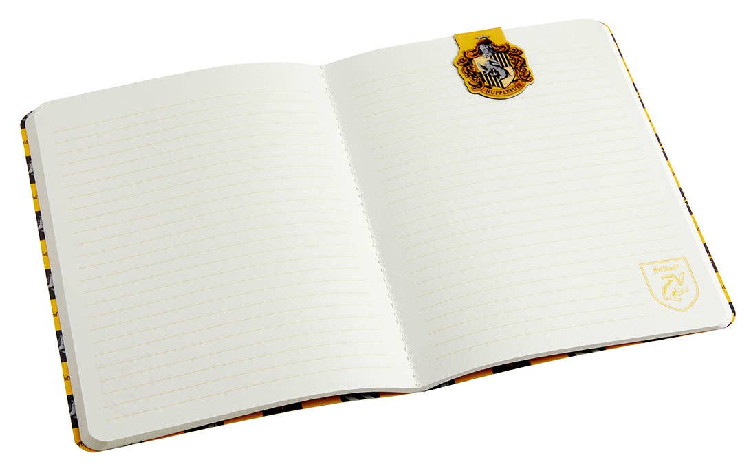 Notebook and Page Clip Set: Harry Potter Hufflepuff (Softcover)