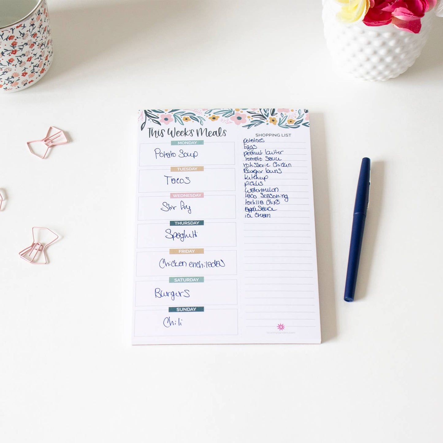 Meal Planner: 60 Weekly Sheets for a Full Year