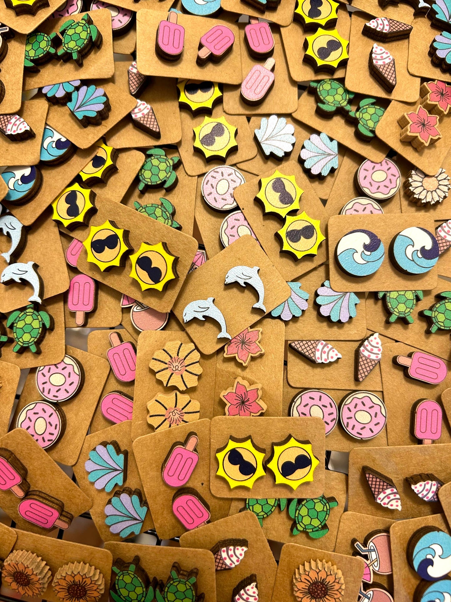 🌺Summer Stud Earrings🌞: 10 Pairs