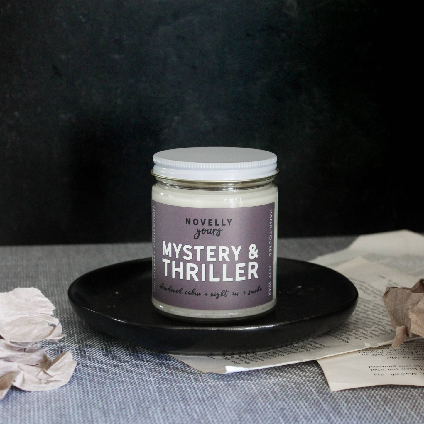 Candle, Hand-Poured Soy: Mystery & Thriller