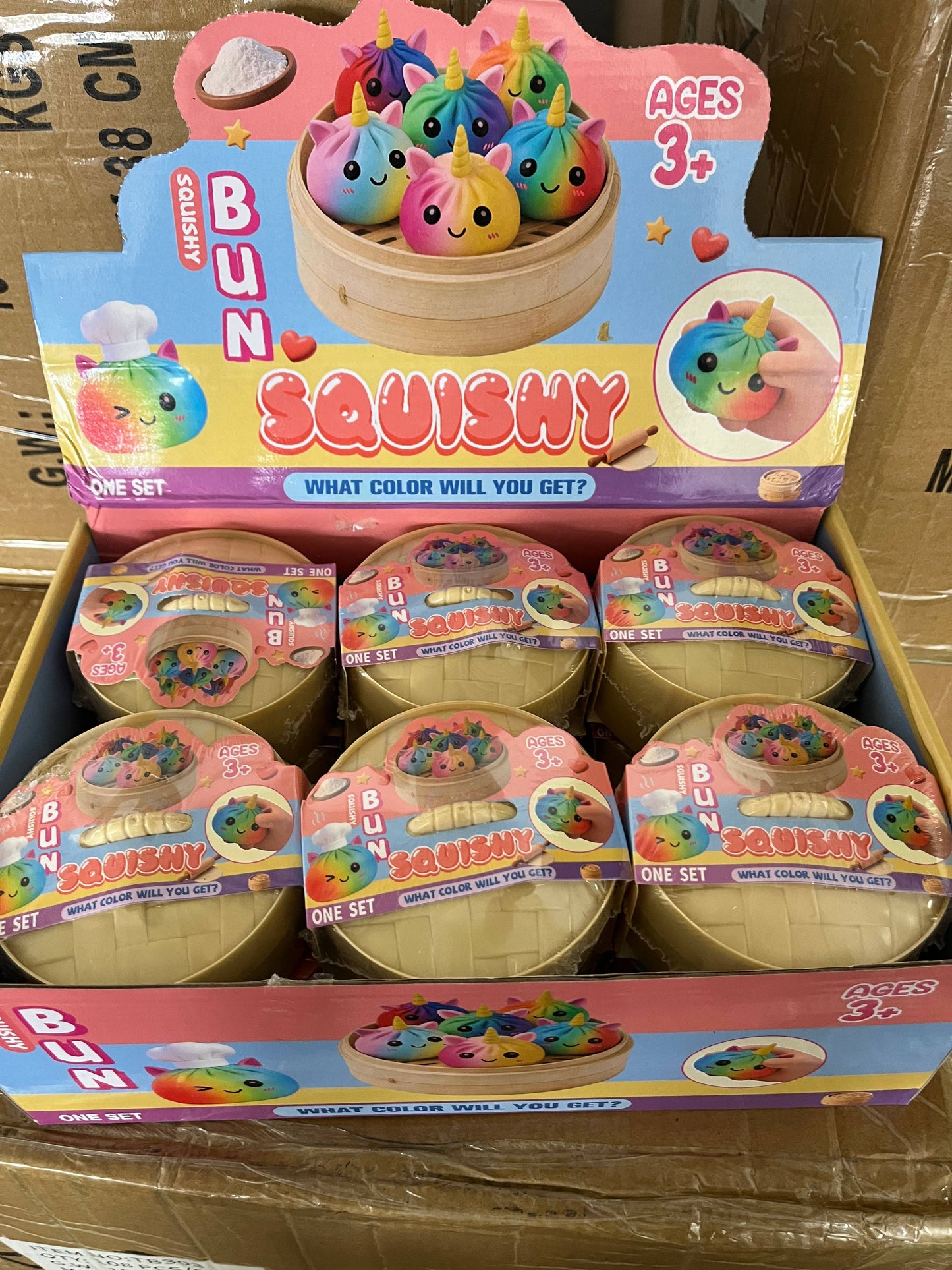 Squishy Rainbow Unicorn Dumpling Toy | HOT | Mystery