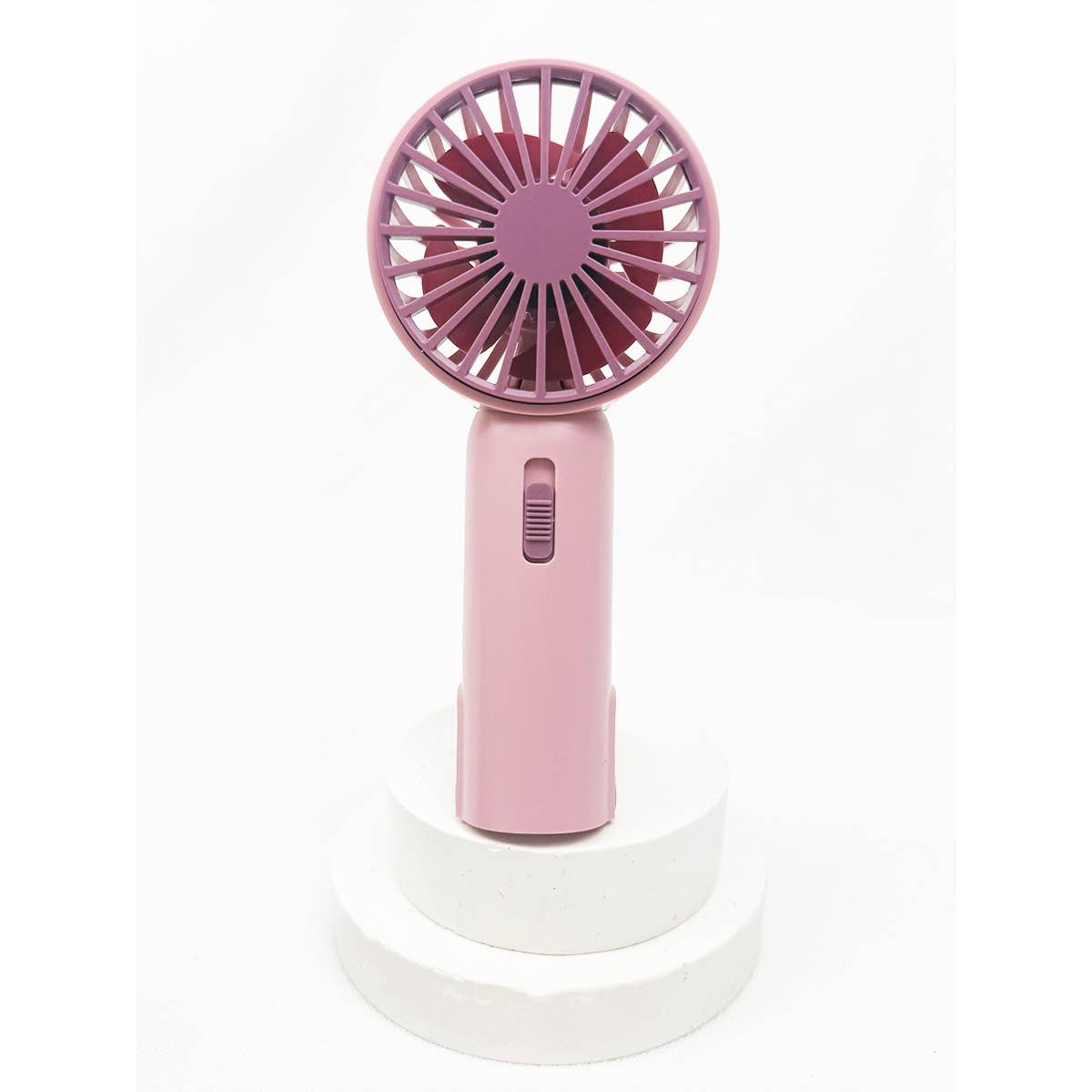 Portable Hand Fan with Pull out Stand: MIX COLOR / ONE(12)